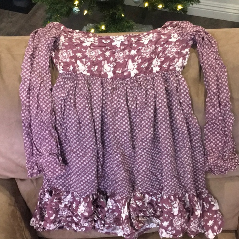 Purple flower dress